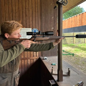 Schießausbildung mit der Büchse bei den Jagdtalenten